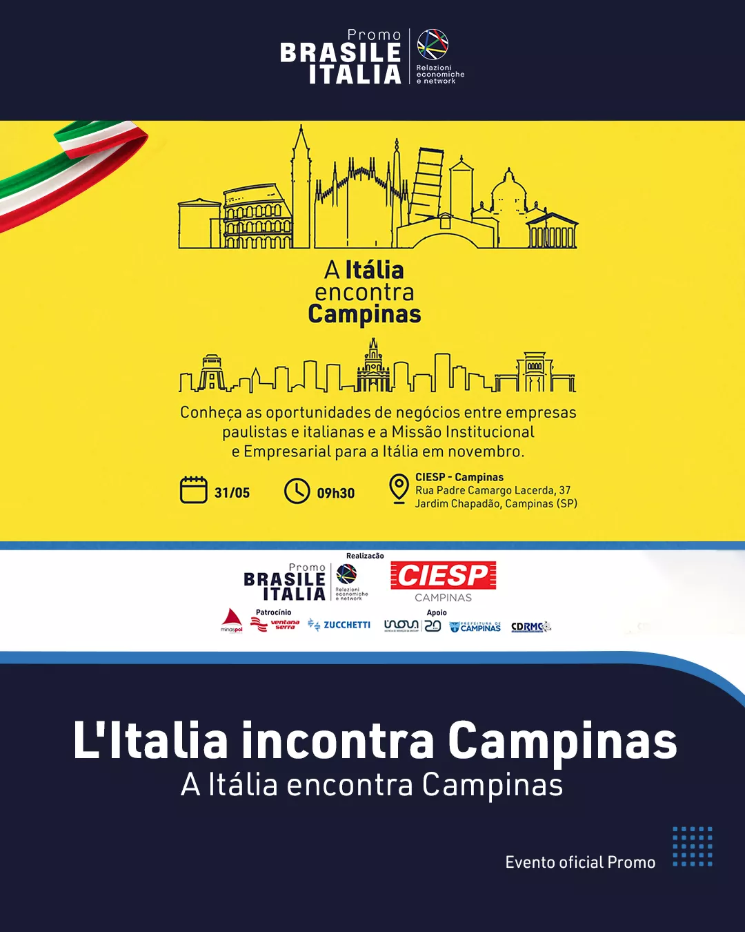 A Itália encontra Campinas