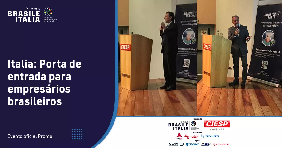 Italia: Porta de entrada para empresários brasileiros