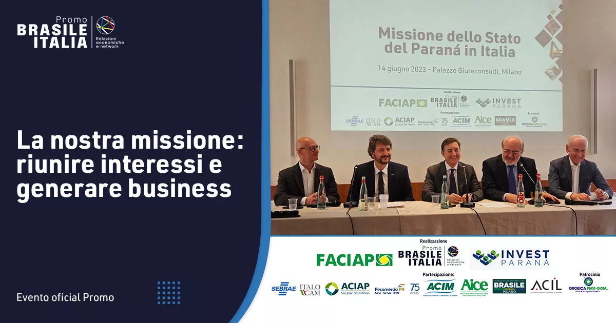 La nostra missione: riunire interessi e generare business