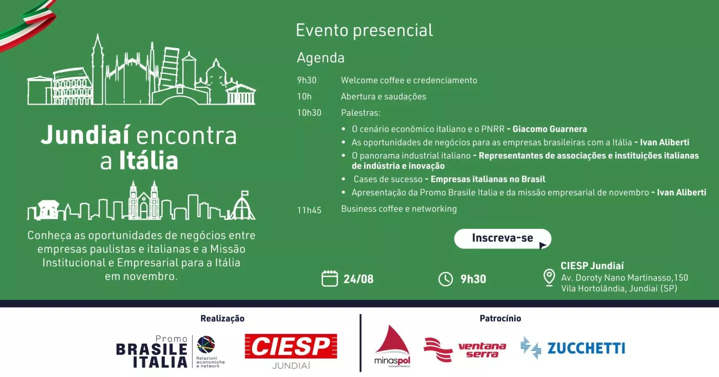 Reserve sua vaga: faltam 10 dias para o evento no CIESP de Jundiaí.
