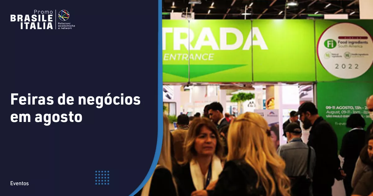 Feiras de negócios em agosto